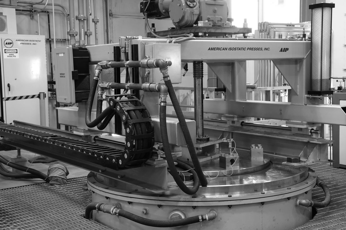 Hot Isostatic Pressing Equipment at Kittyhawk Facility